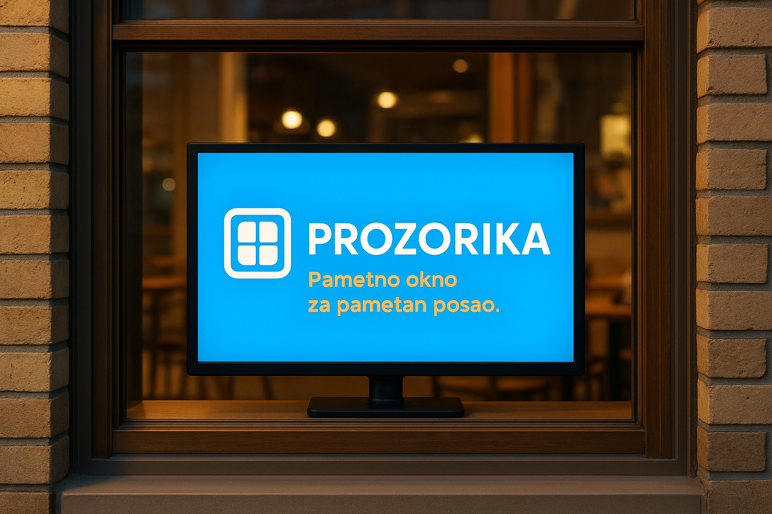 Prozorika — pametna reklama u prozoru